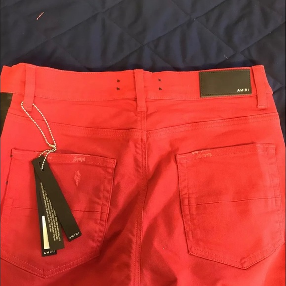 Amiri Jeans (Red) - Picture 4 of 7